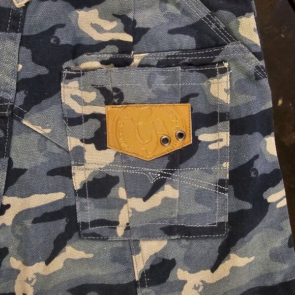 G Unit Y2K Camouflage Camo Military Field Pants Sz 14 (28) Vintage 50 Cent Jeans - Picture 3 of 7